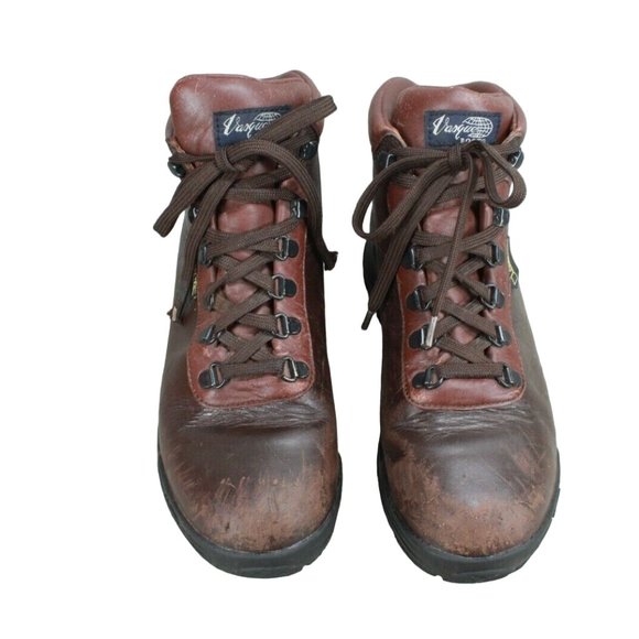 Vasque Shoes - Vasque GTX10  Brown Leather Waterproof Hiking Boots Size 9.5 M